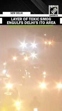Layer of toxic smog engulfs Delhi’s ITO area, AQI hits 369, categorised as 'very poor' by CPCB