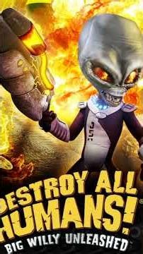 DESTROY ALL HUMANS BWU | Documentation | Contrast&Compare | VIETMAHL | #alien #aliens #gameshorts |