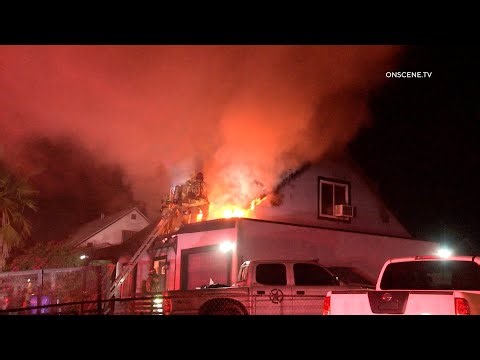 Working Structure Fire Reported on West 28th Street in Muscoy