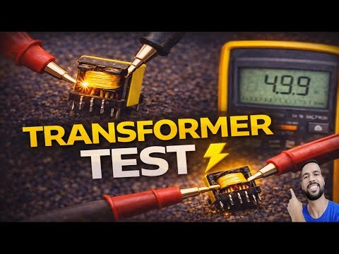 Test Any Transformer in 30 Seconds (Multimeter Trick)