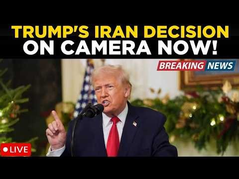 Trump Iran Decision LIVE | CRITICAL Oval Office Address On Iran War & Threat To Barron Trump