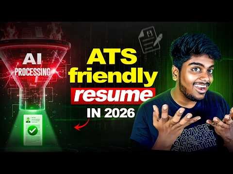 New Resume format 2026 tamil🔥🚀| Freshers Perfect Job search Resume Latest version 😱| 100% works✅