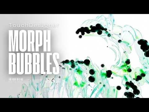 TouchDesigner Tutorial: Organic Morphing Bubbles with POPs & Skinning (Easy)