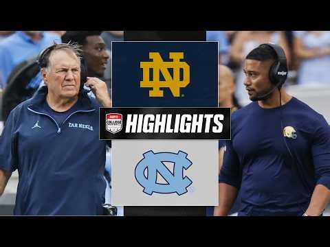 Notre Dame Fighting Irish vs. North Carolina Tar Heels 🔥 | Full Game Highlights | ESPN CFB