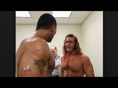 The Rock and Chris Jericho Backstage Brawl: Raw, October 8, 2001