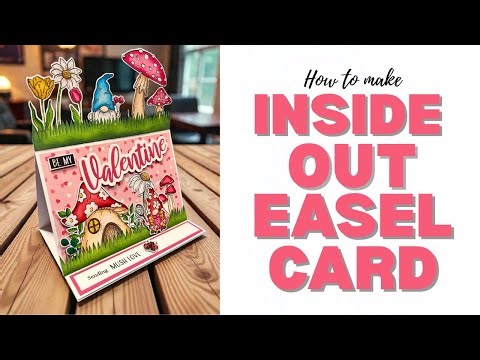 You Don't Need Any Dies to Make This AMAZING fun Card | Inside Out Cards!