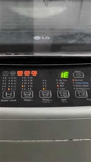 lg top load washing machine ie problem /LG Front Load Washing Machine IE Error | How To Fix IE error