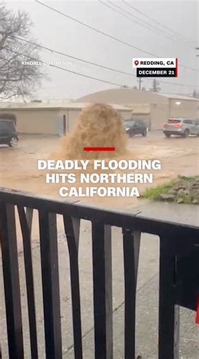 At least one person is dead after flash floods inundated Northern California's Shasta and Humboldt counties. Much of California remains under flood watch until Friday. Read more: https://cnn.it/3KYwM5g | CNN