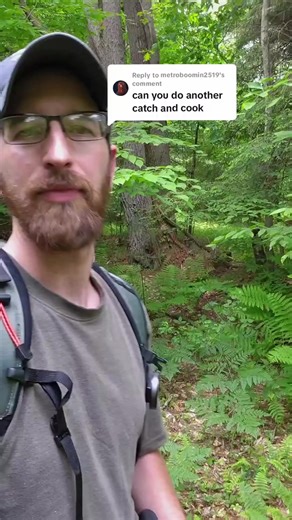 Trout catch and cook 🐟🏕 #catchandcook #fishing #troutfishing #survival #bushcraft #outdoors #camping #campcooking #outdoorcooking #outdoorlife | Bushcraft Life