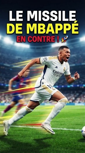 Le missile de Mbappé en contre ! 🚀 #shorts #realmadrid #efootball2027 #mbappe #efootball