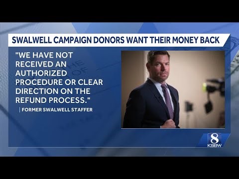 Donors seek over $1.5 million in refunds after Eric Swalwell exits governor race