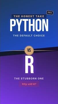 Python vs R: Why Data Scientists STILL Choose R 🐍 #Shorts