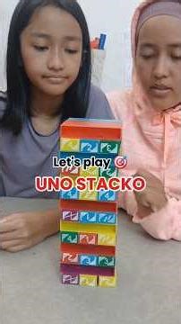 UNO STACKO WARS 🎯 #familygames #gamenight #motherdaughter