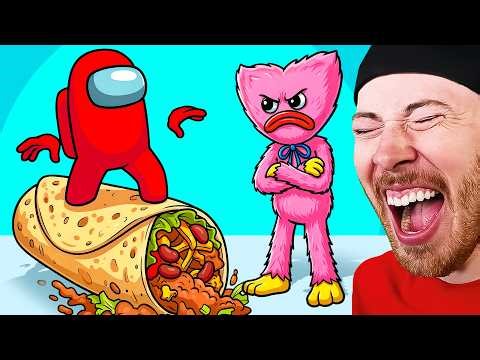 Mini Crewmates Play POPPY PLAYTIME CHAPTER 5?! (Among Us)