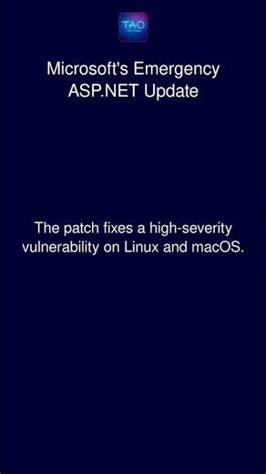 Microsoft's Emergency ASP.NET Update