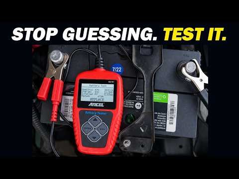 Compact 12V Battery Tester – Anyone Can Use