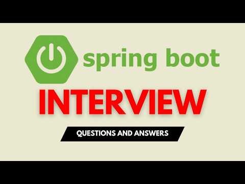 Top 25 Spring Boot Interview Questions and Answers for 2026