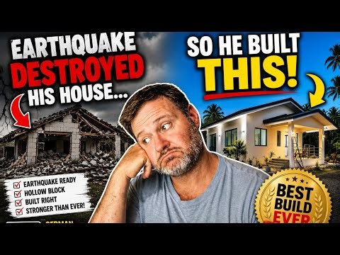 Destroyed by Earthquake..... Then He Built This in Bohol Philippines