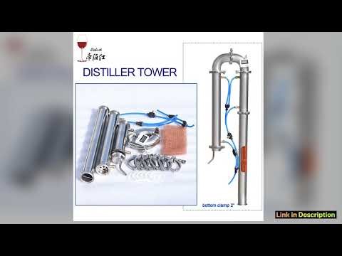 Household Brewing Distiller Stainless Steel Tube Brandy Brewing Equipment Tubular Distillation