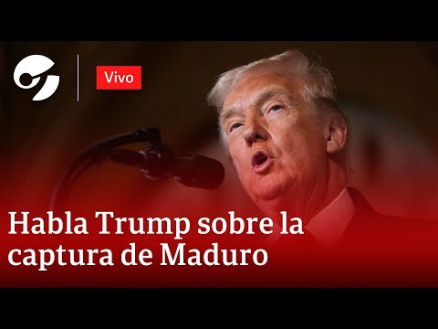 VIVO: CONFERENCIA DE PRENSA DE TRUMP SOBRE LA CAPTURA DE NICOLÁS MADURO