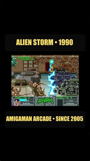 Alien Storm (1990) Arcade – Full Gameplay | SEGA Classic