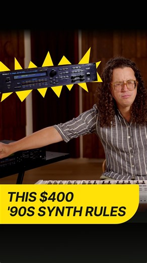 Is the Roland JV-1080 the best synth you can buy for the money?! 🤔 #synthesizer #roland #musician