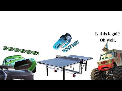Chick Hicks and His Parole Officer Use Cal as a Ping Pong ball/Grounded.