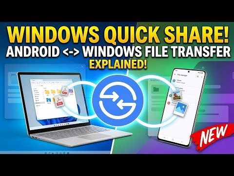 Quick Share on Windows 🔥 Send Files Instantly from Android!