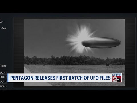 Pentagon releases first batch of UFO files