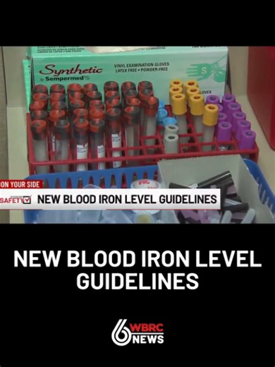 WBRC Safety Check: New Guidelines for Identifying Iron Deficiency