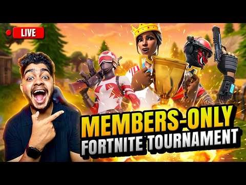 MEMBERS ONLY FORTNITE TOURNAMENT 🔥 Winner Gets FREE SKIN!