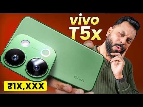 vivo T5x Unboxing & First Look ⚡ MTK D7400, 7200mAh, IP69+ @ ₹17,499*