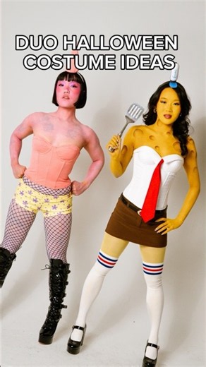 ICONIC duo halloween costume ideas 🧽⭐ #spongebob #patrickstar