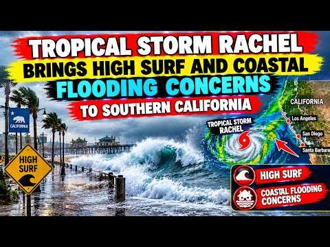 Tropical Storm Rachel Brings High Surf and Coastal Flooding Concerns to Southern California