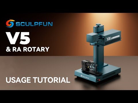 Sculpfun Tutorial: How to Use RA Pro/RA Pro Max with V5 UV Laser | Full Tutorial