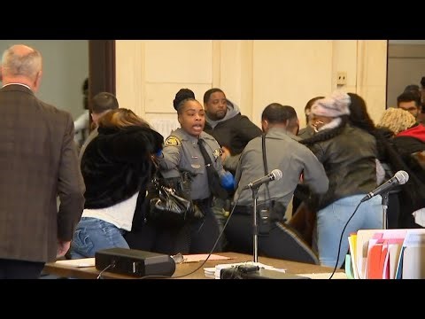 East Haven stabbing victim's family erupts as murder suspect leaves court