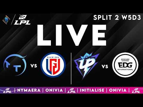 LPL 2026 Live Split 2 | LPL English with Nymaera & Initialise TT vs LGD | UP vs EDG