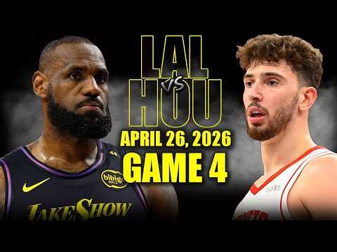 Los Angeles Lakers vs Houston Rockets Full Game 4 Highlights - April 26, 2026 | NBA Playoffs