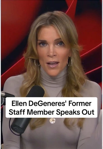 #MegynKelly on Ellen DeGeneres' former staff member speaking out on what it was like working for her in a new interview. #megynkellyshow