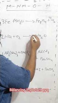 4 Most IMP NCERT Questions on Balancing Equations | Class 10 science ch 1| how to balance class 10|