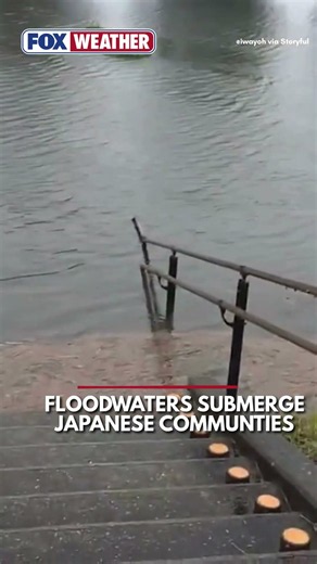 🌧️OVERFLOW: Locals In Chiba, Japan, Encountered Severe Storm Conditions