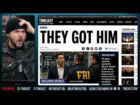 FBI RAIDS Democrats House, Swalwell IS IN TROUBLE