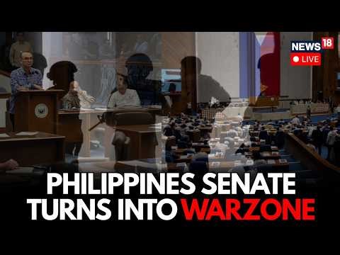 Philippine Senate Shooting LIVE | Gunshots Reported Near Philippine Senate | Ronald Dela Rosa | N18G