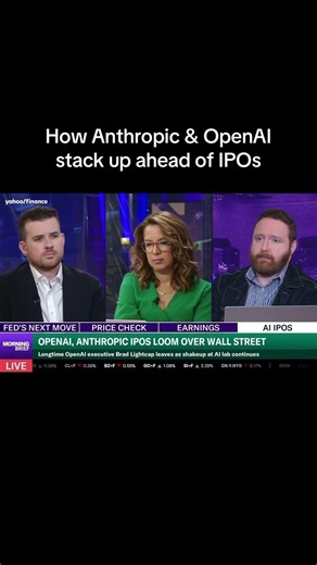 How Anthropic and OpenAI stack up ahead of IPOs.