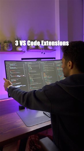 3 Visual Studio Code extensions every developer should know about. #code #webdeveloper #developer