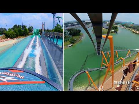 Barracuda Strike - NEW Tallest Inverted Family Coaster in America + More Rides POV at SeaWorld 2026