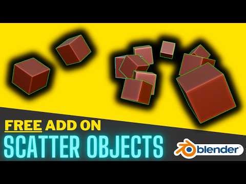 Scatter Objects in Blender with this FREE Addon