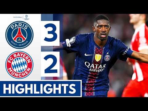 Bayern Munich vs PSG 4-5 - Highlights & Goals - Luis Diaz & Kvaratskhelia & Dembele & Olise Goal