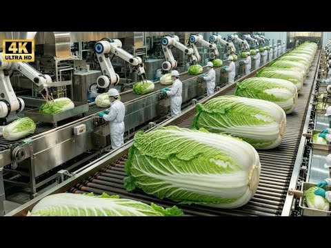 200,000 LB Per Day – The INSANE Speed of Modern Kimchi Factory