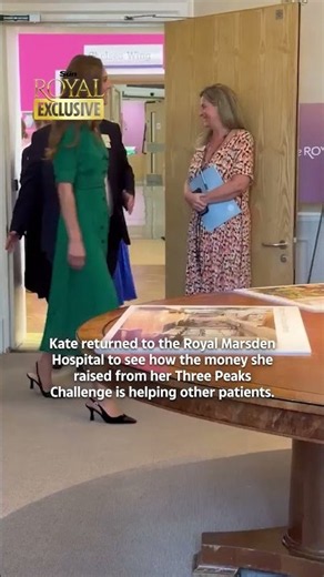 Kate makes surprise visit to hospital where she was treated for cancer